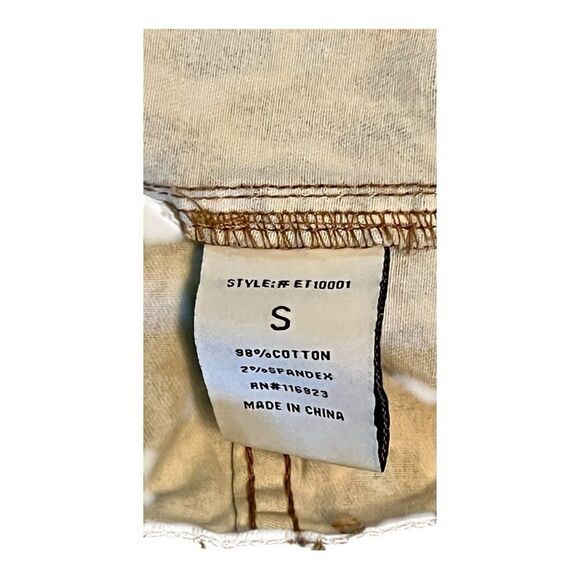 Easel Los Angeles Leopard Print Denim Vest size small - Picture 8 of 8